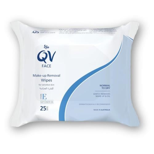 Ego QV Face Make Remover Wipes 25 Pcs