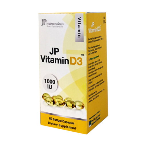 JP Vitamin D3 1000 IU 60 Cap