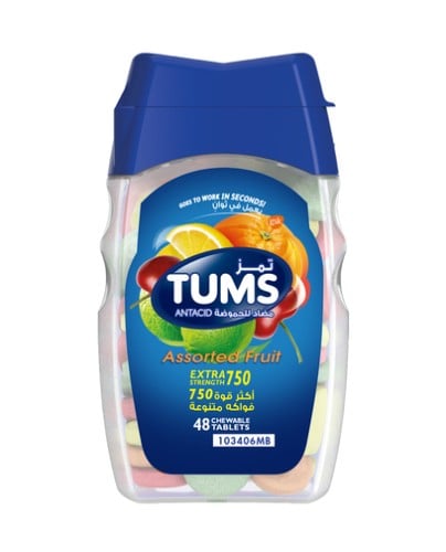 Tums Extra Strength 750 48 Chewable Tablets