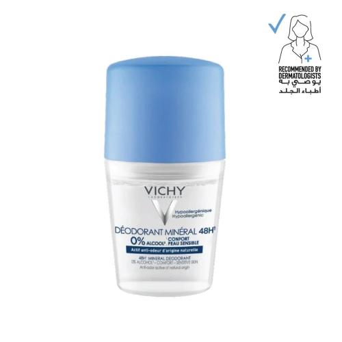Vichy Mineral Deo Roll On 48 hr 50 gm