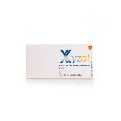 Xyzal 5 mg 20 tab