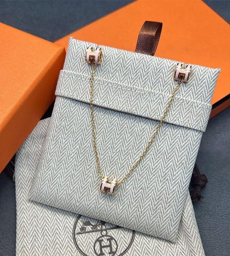 سلسال هيرمز مع حلق مع ملحقات