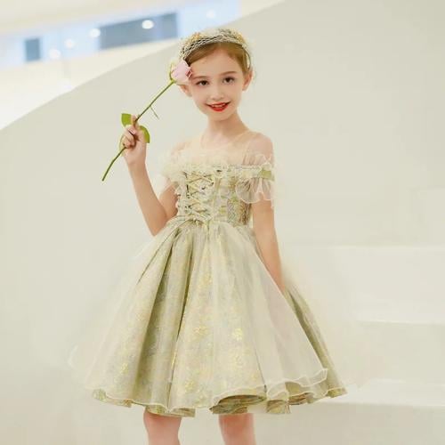 فستان الأميرة الصيفي الجاكار جودة عالية