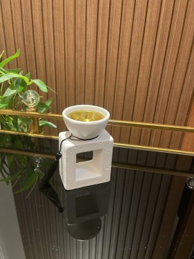 مبخرة ابيض أنيق فخم 2