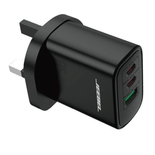 شاحن جداري جيبل بقوة 65 واط مع منفذي PD + USB وشحن...
