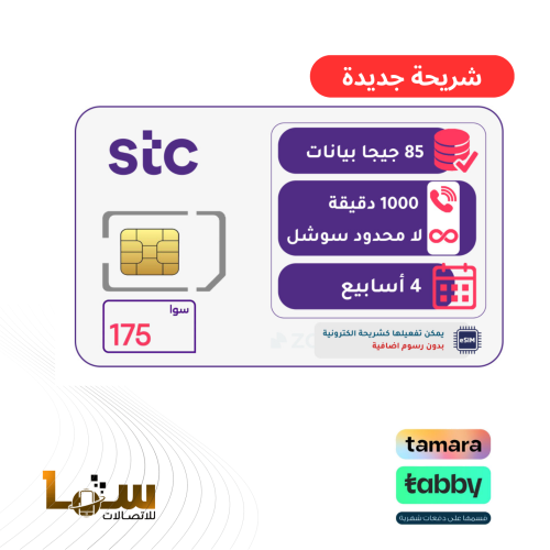 باقة سوا 175 شريحة جديدة
