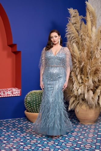 فستان سهرة موديل 204041