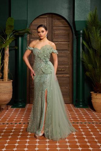 فستان سهرة موديل 8842