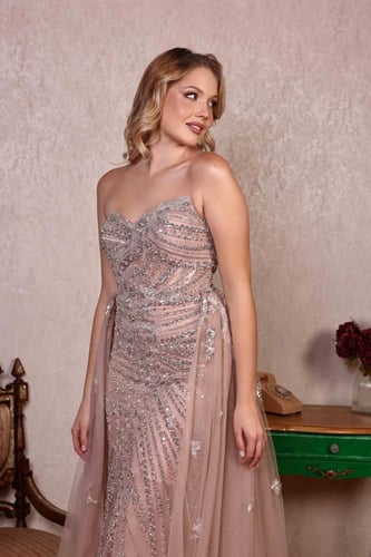 فستان سهرة موديل 01289