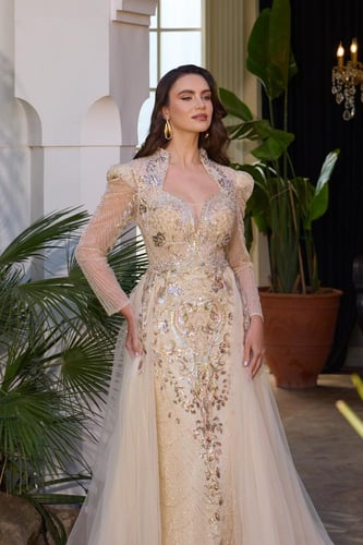 فستان سهرة موديل 888