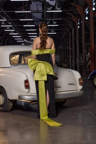 فستان سهرة موديل 15483