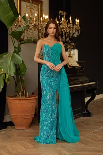 فستان سهرة موديل 8851