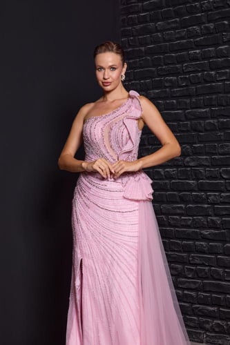 فستان سهرة موديل 8876