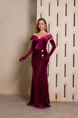 فستان سهرة موديل 10235