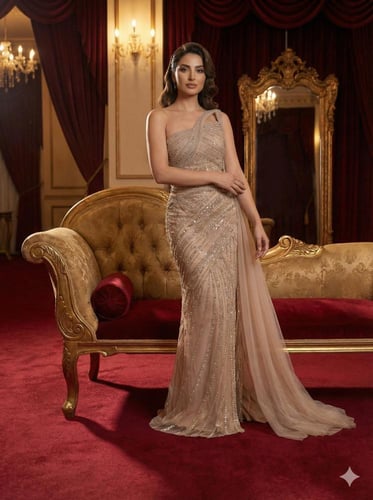 فستان سهرة موديل 01284