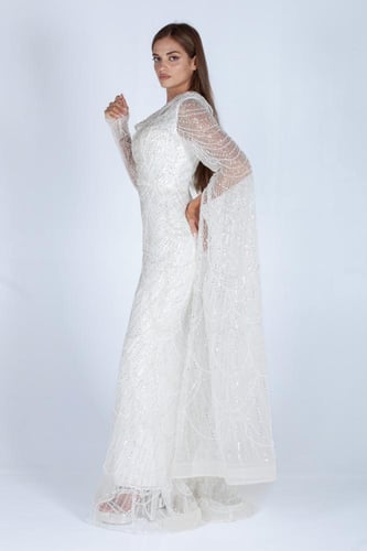 فستان سهرة موديل 0685