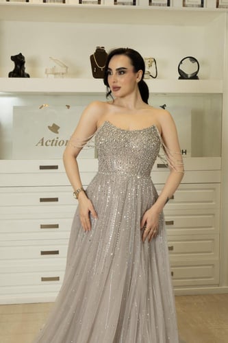 فستان سهرة موديل 890