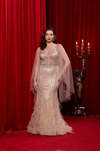 فستان سهرة موديل 203076