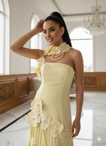 فستان سهرة موديل 252550