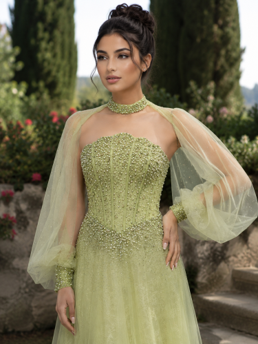فستان سهرة موديل رقم 292601