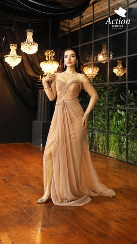 فستان سهرة موديل 102507