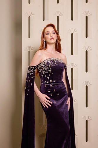 فستان سهرة موديل 01275