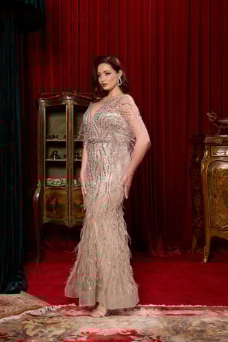 فستان سهرة موديل 204041