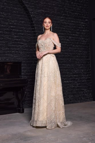 فستان سهرة موديل 8871