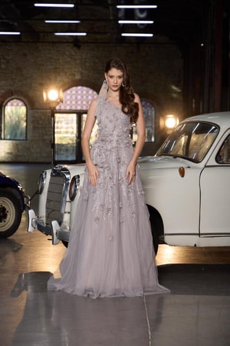 فستان سهرة موديل 8814