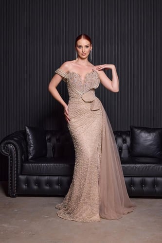 فستان سهرة موديل 8868