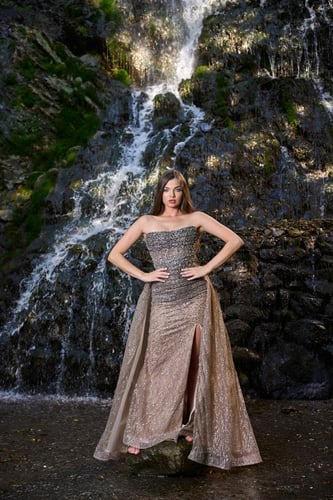 فستان سهرة موديل01255