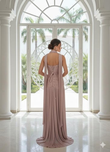 فستان سهرة موديل 10400