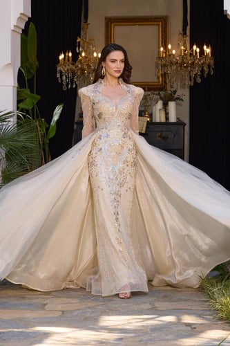 فستان سهرة موديل 888