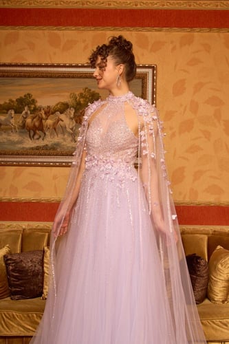 فستان سهرة موديل 879