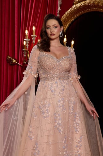 فستان سهرة موديل 8841