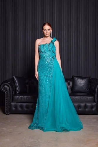 فستان سهرة موديل 8865