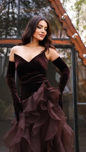 فستان سهرة موديل 10313