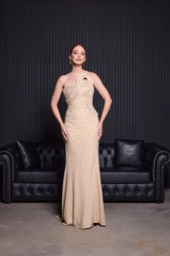 فستان سهرة موديل 01281