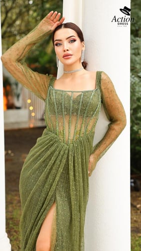 فستان سهرة موديل 1008