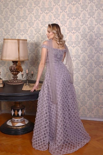 فستان سهرة موديل 52065