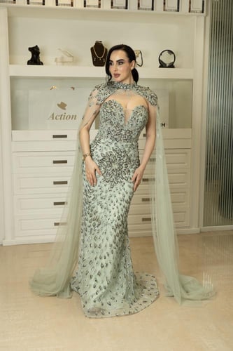 فستان سهرة موديل 892