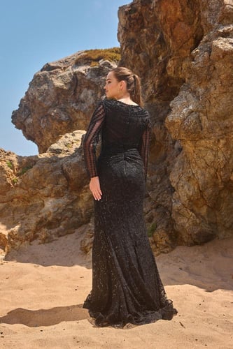 فستان سهرة موديل 8860