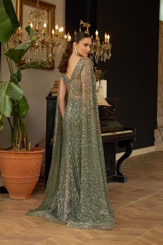 فستان سهرة موديل 01257