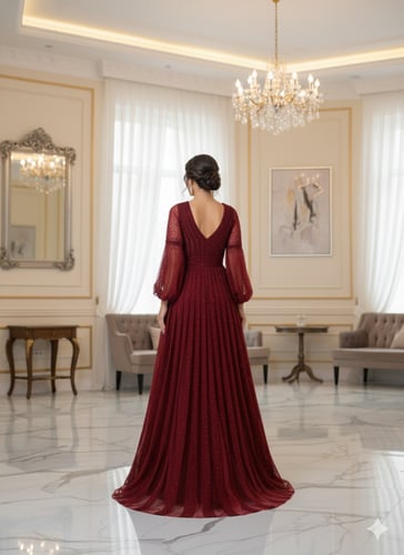 فستان سهرة موديل 2509