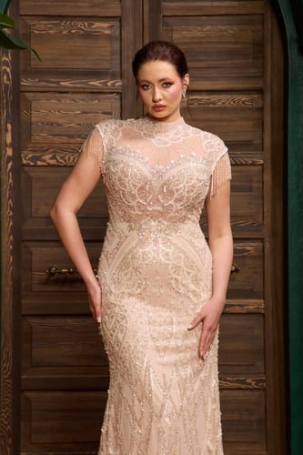 فستان سهرة موديل 40077