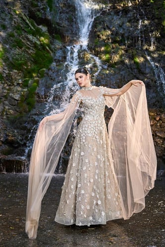 فستان سهرة موديل 907