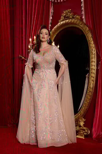 فستان سهرة موديل 8841