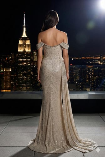 فستان سهرة موديل 01279