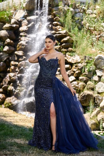 فستان سهرة موديل 8861