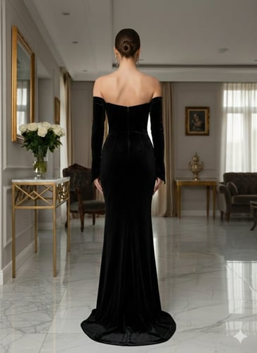 فستان سهرة موديل 252555